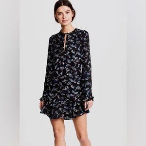 Veronica Beard Preston Silk Ruffle Dress